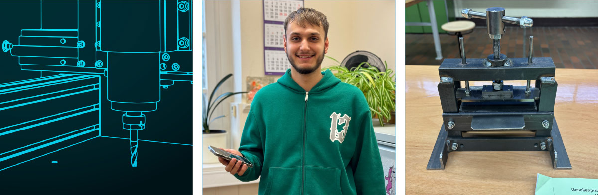 Pascal zu Besuch in der Wichernschule